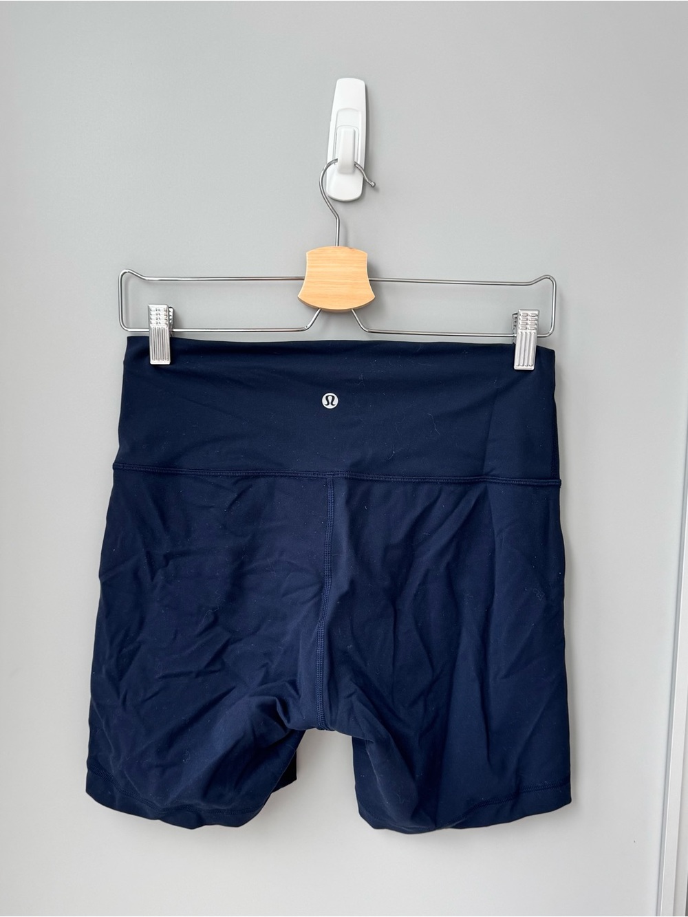 lululemon athletica Navy High-Rise Bike Shorts